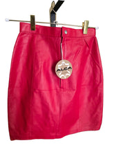 Load image into Gallery viewer, Thot Claus Red Mini Skirt| by ALCA | Size 2 XS