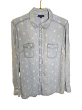Load image into Gallery viewer, Hollywood Bob Ross starred Chambray | by Lane Bryant| Size 14/16