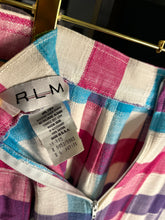 Load image into Gallery viewer, Pinky Brewster Corporate Gingham skirt| by RLM| Size 6 petite