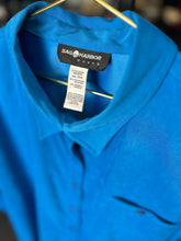 Load image into Gallery viewer, Smurf Village button down| By Sag Harbor Woman| Size 24W