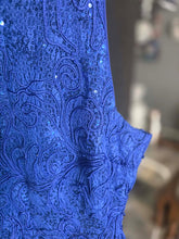 Load image into Gallery viewer, Royal Smurfette dress| by Belle Badgley Mischka| Size 12