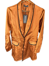 Load image into Gallery viewer, Pennywise Copper Blazer| by PrettyLittleThing| Size 10 NWT
