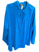 Load image into Gallery viewer, Smurf Village button down| By Sag Harbor Woman| Size 24W