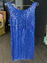 Load image into Gallery viewer, Well Kept Smurfette 2 Piece Sequin Dress Suit| by Jewel Queen | Size Small