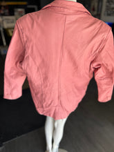 Load image into Gallery viewer, A Dose Pepto Bismal Leather Blazer | by Pamela Coy| Size 1X
