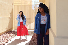 Load image into Gallery viewer, Corporate Minnie Mouse Culottes| by Millennium Clothing| Size Large NWT