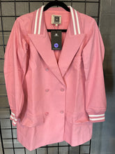 Load image into Gallery viewer, JK Varsity Blazer Pink and White Leader of the Pack Blazer Dress | by KH House of Khaddar