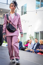 Load image into Gallery viewer, Thrift your Heart Out 2 Front Zip Crossbody Fanny