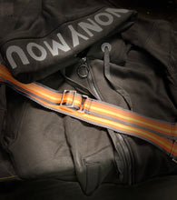 Load image into Gallery viewer, Over the Shoulder Thrifters ANONYMOUS Guitar Purse & Fanny Strap| by Mes Deus Amis