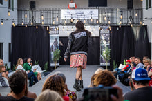 Load image into Gallery viewer, Secret Society Thrifters ANONYMOUS Varsity Black Letterman’s leather jacket| By Mes Deux Amis