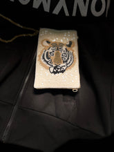 Load image into Gallery viewer, Eye of the Tiger is on you Beaded Cross Body Bag | by Rikki Design