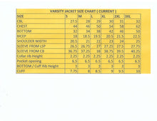 Load image into Gallery viewer, Secret Society Thrifters ANONYMOUS Varsity Black Letterman’s leather jacket| By Mes Deux Amis