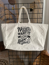 Load image into Gallery viewer, The Ultimate LUXE Thrifters Anonymous MEGA Shopper tote by Mes Deux Amis| Size XXL