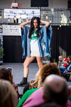 Load image into Gallery viewer, Thrifters ANONYMOUS Blue Kimono| by KH House of Khaddar