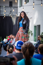 Load image into Gallery viewer, Secret Society Thrifters ANONYMOUS Varsity Black Letterman’s leather jacket| By Mes Deux Amis