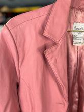 Load image into Gallery viewer, A Dose Pepto Bismal Leather Blazer | by Pamela Coy| Size 1X
