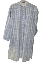 Load image into Gallery viewer, Abu Dhabi Dooo Blue Tunic| by Moochand Mill| Size 42
