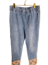 Load image into Gallery viewer, Pull-On Pull-Up Get the crap out the house Jeans | by Soft Surroundings| Size M
