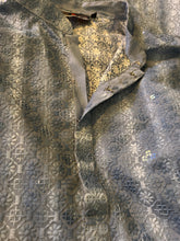 Load image into Gallery viewer, Abu Dhabi Dooo Blue Tunic| by Moochand Mill| Size 42
