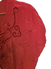 Load image into Gallery viewer, V-8 Silky Peony Blouse | Size 40 NW
