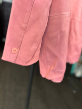 Load image into Gallery viewer, A Dose Pepto Bismal Leather Blazer | by Pamela Coy| Size 1X
