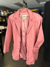 Load image into Gallery viewer, A Dose Pepto Bismal Leather Blazer | by Pamela Coy| Size 1X
