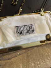 Load image into Gallery viewer, Vintage Lil Mermaid White Beaded sequin Purse |by Carlo Fellini | One Size
