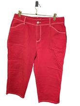 Load image into Gallery viewer, You Betta Ketchup pants | by Bill Blass Stretch Jeanswear| Size 16 Vintage
