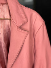 Load image into Gallery viewer, A Dose Pepto Bismal Leather Blazer | by Pamela Coy| Size 1X
