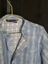 Load image into Gallery viewer, Abu Dhabi Dooo Blue Tunic| by Moochand Mill| Size 42
