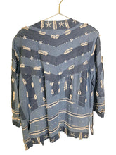 Load image into Gallery viewer, Edward Scissorhands on project Runway Chambray blazer | by Anage | Size Small
