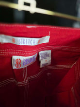 Load image into Gallery viewer, You Betta Ketchup pants | by Bill Blass Stretch Jeanswear| Size 16 Vintage

