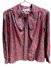 Load image into Gallery viewer, Amoebas under the Microscope Paisley Top| by Laura &amp; Jayne Collection| Size 14

