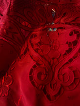 Load image into Gallery viewer, V-8 Silky Peony Blouse | Size 40 NW
