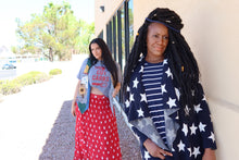 Load image into Gallery viewer, Star Bangled Banner Cardigan| By Neimen Marcus | Size XL

